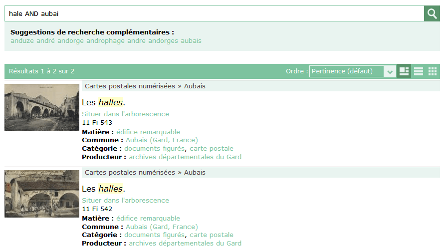 mode booleen accessible