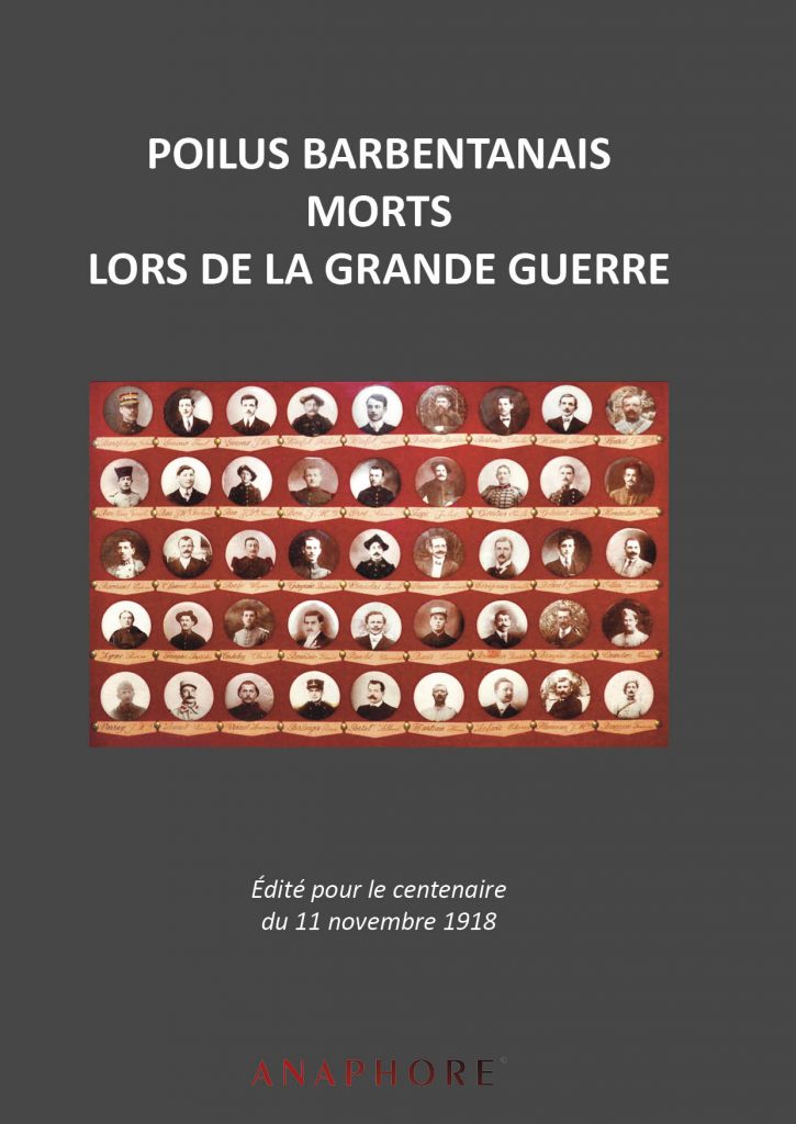 Poilus barbentanais morts lors de la Grande Guerre